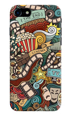 Cinema Abstract iPhone 7/7s Hard Case Back Cover by Casekaro