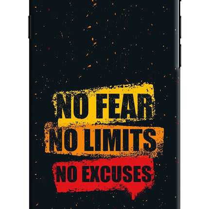 No Fear No Limits No Excuse iPhone 7/7s Hard Case Back Cover by Casekaro