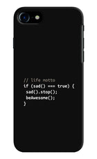 Life Motto Code iPhone 7/7s Hard Case Back Cover by Casekaro
