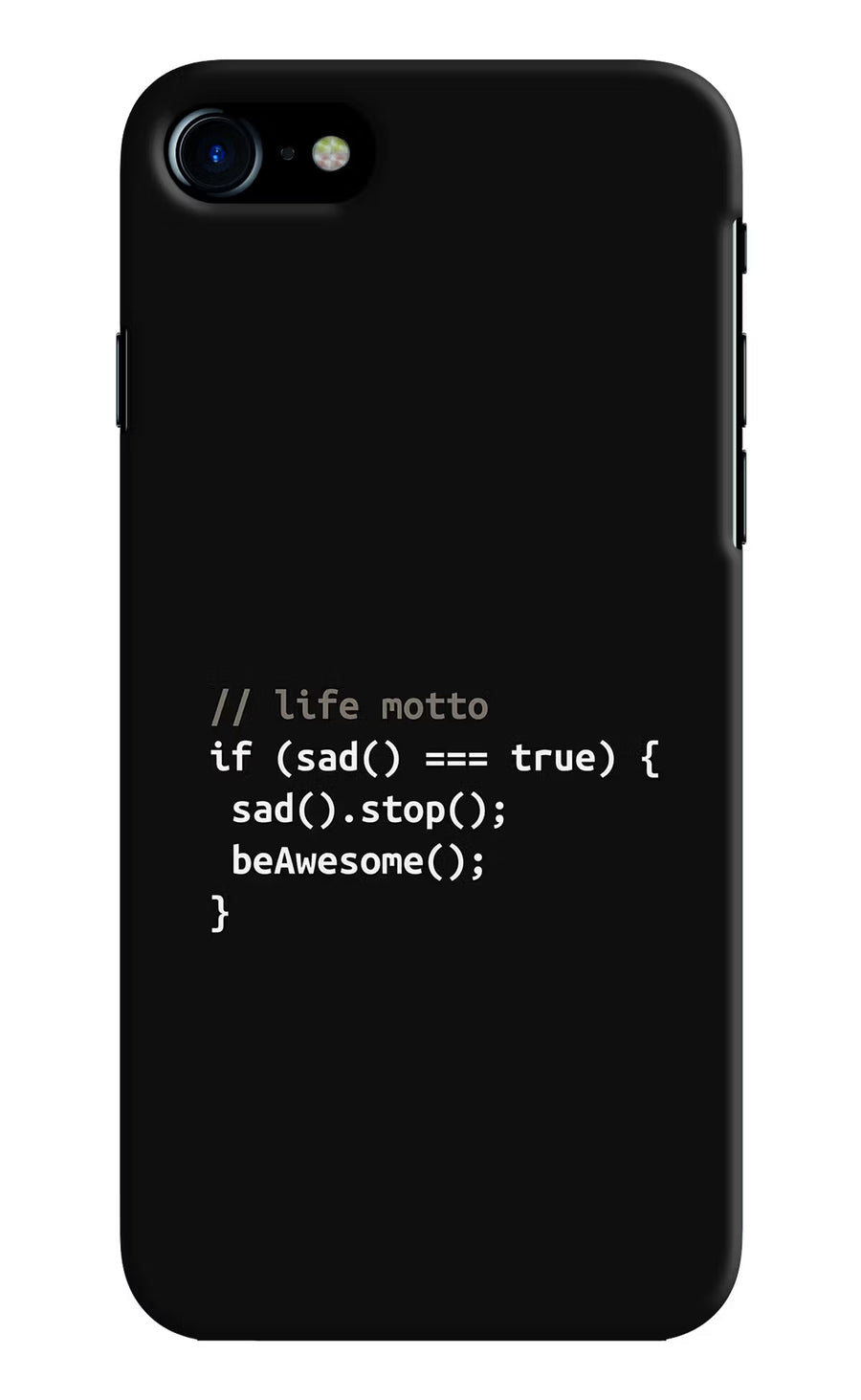 Life Motto Code iPhone 7/7s Back Cover, Hard case