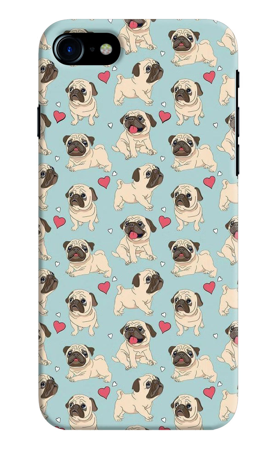 Pug Dog iPhone 7/7s Back Cover, Hard case