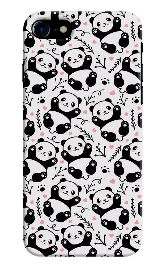 Cute Panda iPhone 7/7s Hard Case Back Cover by Casekaro