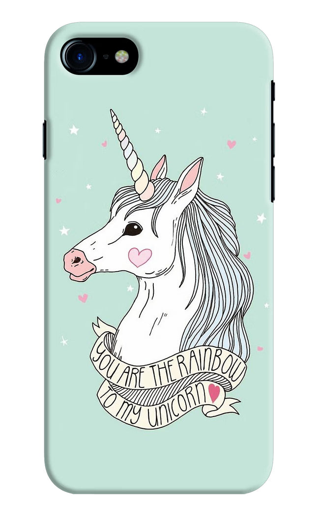 Unicorn Wallpaper iPhone 7/7s Hard Case Back Cover by Casekaro