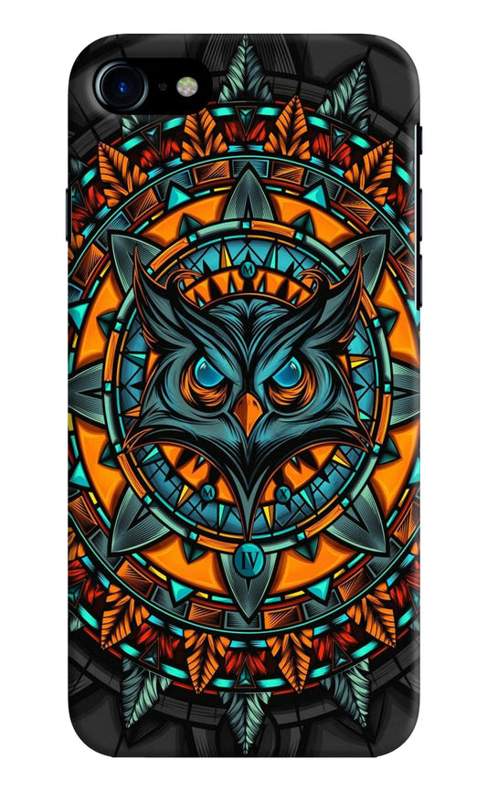 Angry Owl Art iPhone 7/7s Hard Case Back Cover by Casekaro