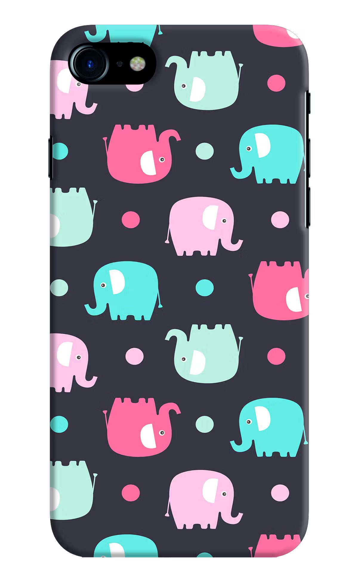 Elephants iPhone 7/7s Hard Case Back Cover by Casekaro