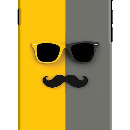 Sunglasses with Mustache iPhone 7/7s Hard Case Back Cover by Casekaro