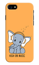 High On Music iPhone 7/7s Hard Case Back Cover by Casekaro
