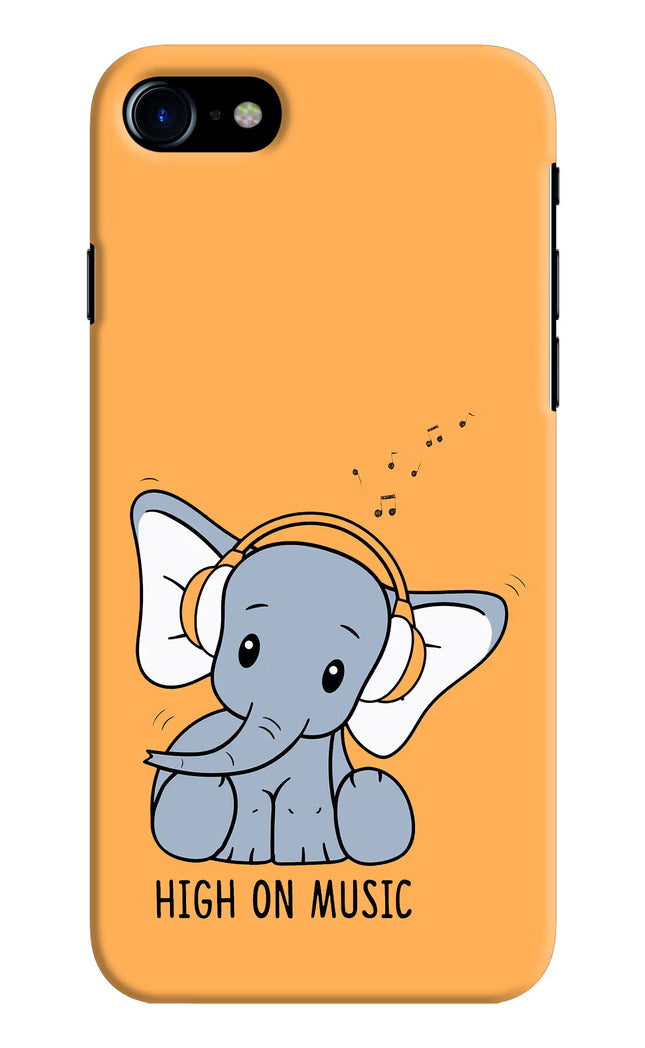 High On Music iPhone 7/7s Hard Case Back Cover by Casekaro