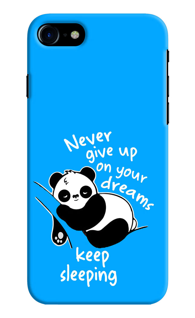 Keep Sleeping iPhone 7/7s Hard Case Back Cover by Casekaro