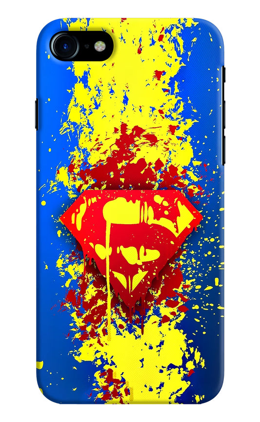 Superman logo iPhone 7/7s Hard Case Back Cover by Casekaro