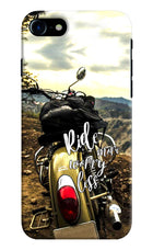 Ride More Worry Less iPhone 7/7s Hard Case Back Cover by Casekaro