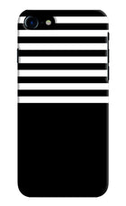 Black and White Print iPhone 7/7s Hard Case Back Cover by Casekaro