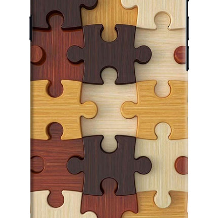 Wooden Puzzle iPhone 7/7s Hard Case Back Cover by Casekaro