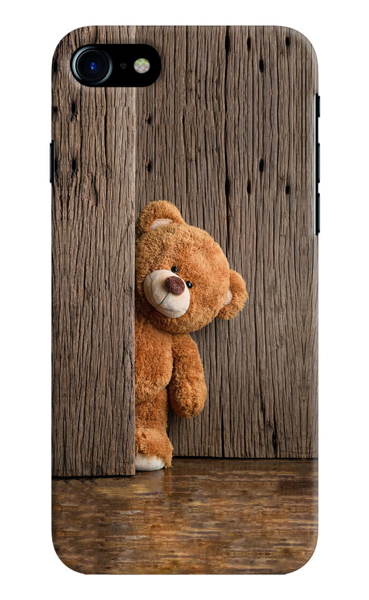 Teddy Wooden iPhone 7/7s Hard Case Back Cover by Casekaro