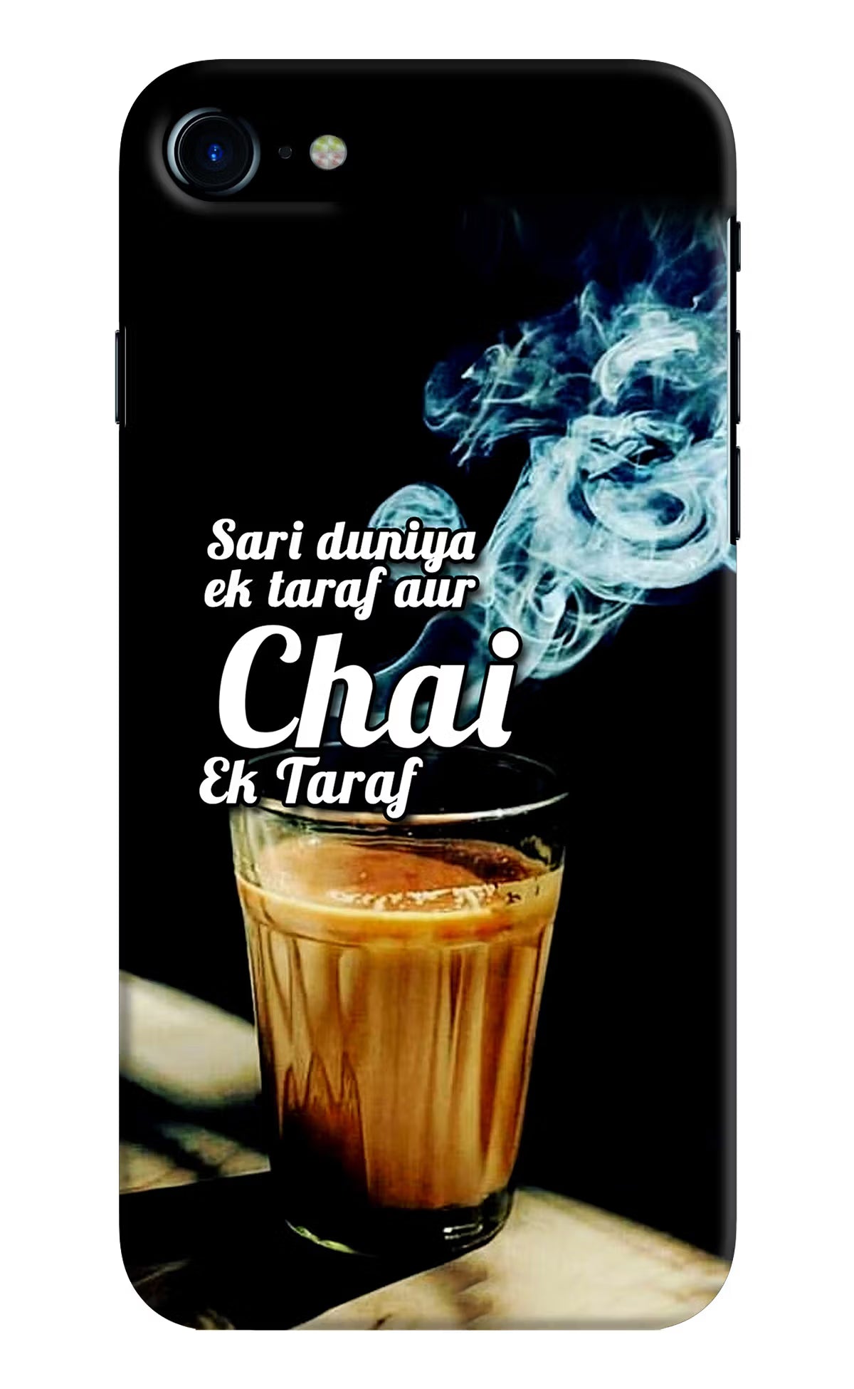 Chai Ek Taraf Quote iPhone 7/7s Hard Case Back Cover by Casekaro