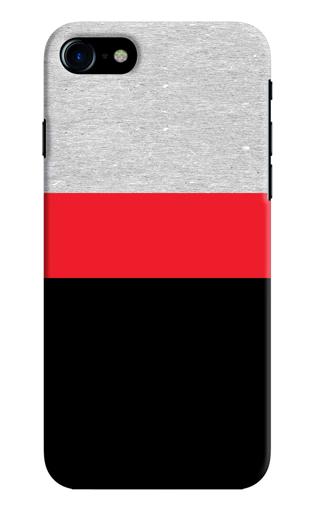 Tri Color Pattern iPhone 7/7s Hard Case Back Cover by Casekaro