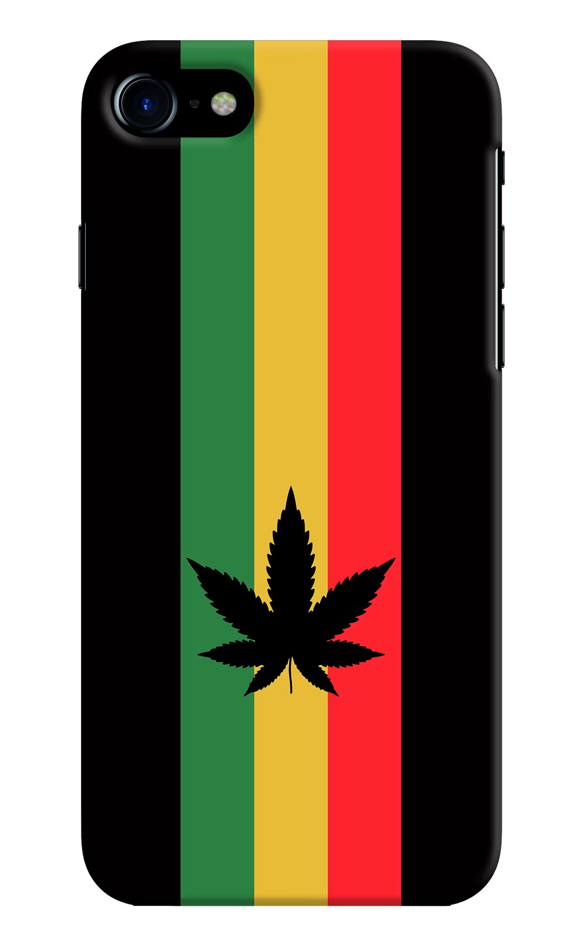 Weed Flag iPhone 7/7s Hard Case Back Cover by Casekaro
