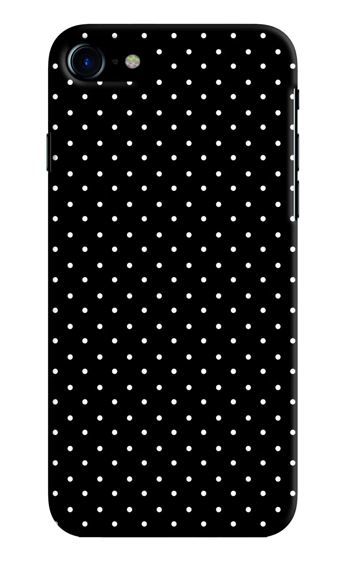White Dots iPhone 7/7s Hard Case Back Cover by Casekaro