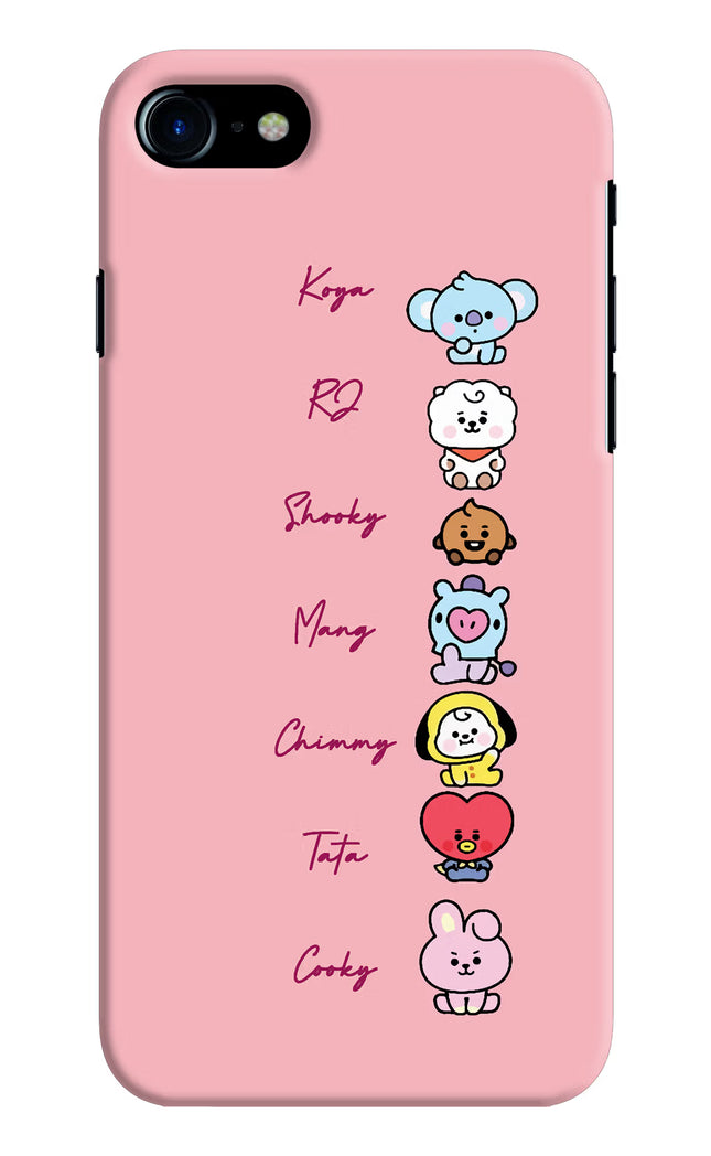 BTS names iPhone 7/7s Hard Case Back Cover by Casekaro