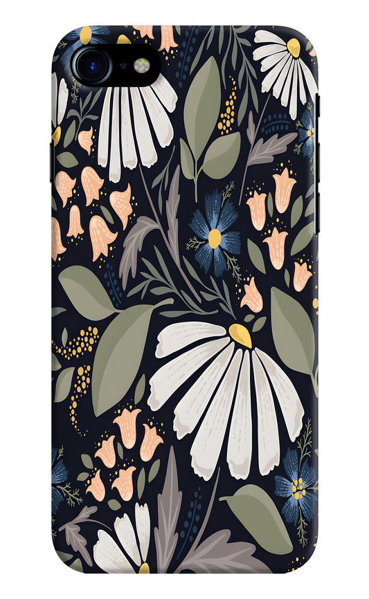 Flowers Art iPhone 7/7s Hard Case Back Cover by Casekaro