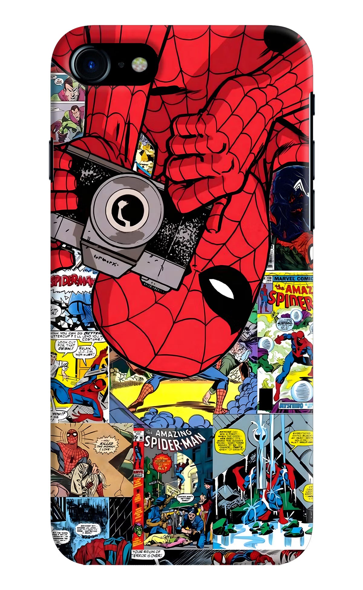 Spider Man iPhone 7/7s Hard Case Back Cover by Casekaro