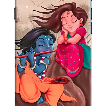 Radhe Krishna iPhone 7/7s Hard Case Back Cover by Casekaro