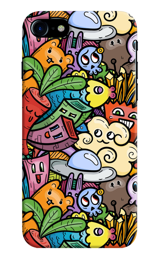 Veggie Doodle iPhone 7/7s Hard Case Back Cover by Casekaro