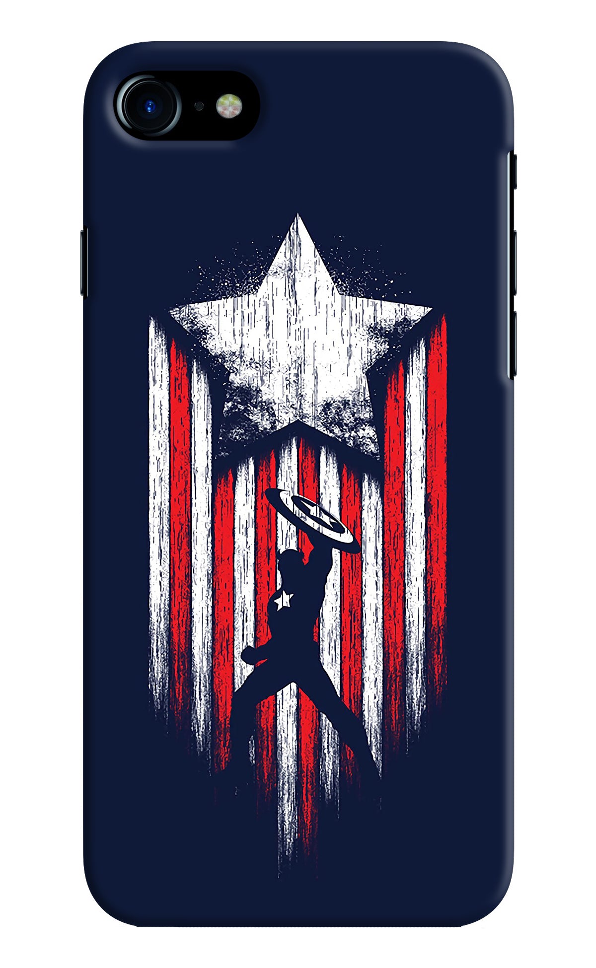 Captain America Marvel Art iPhone 7/7s Back Cover