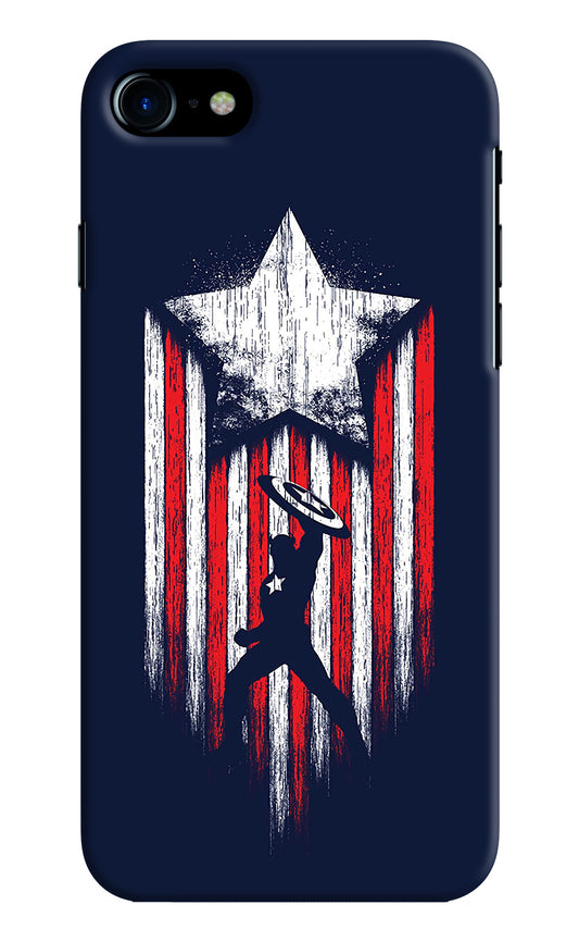 Captain America Marvel Art iPhone 7/7s Back Cover