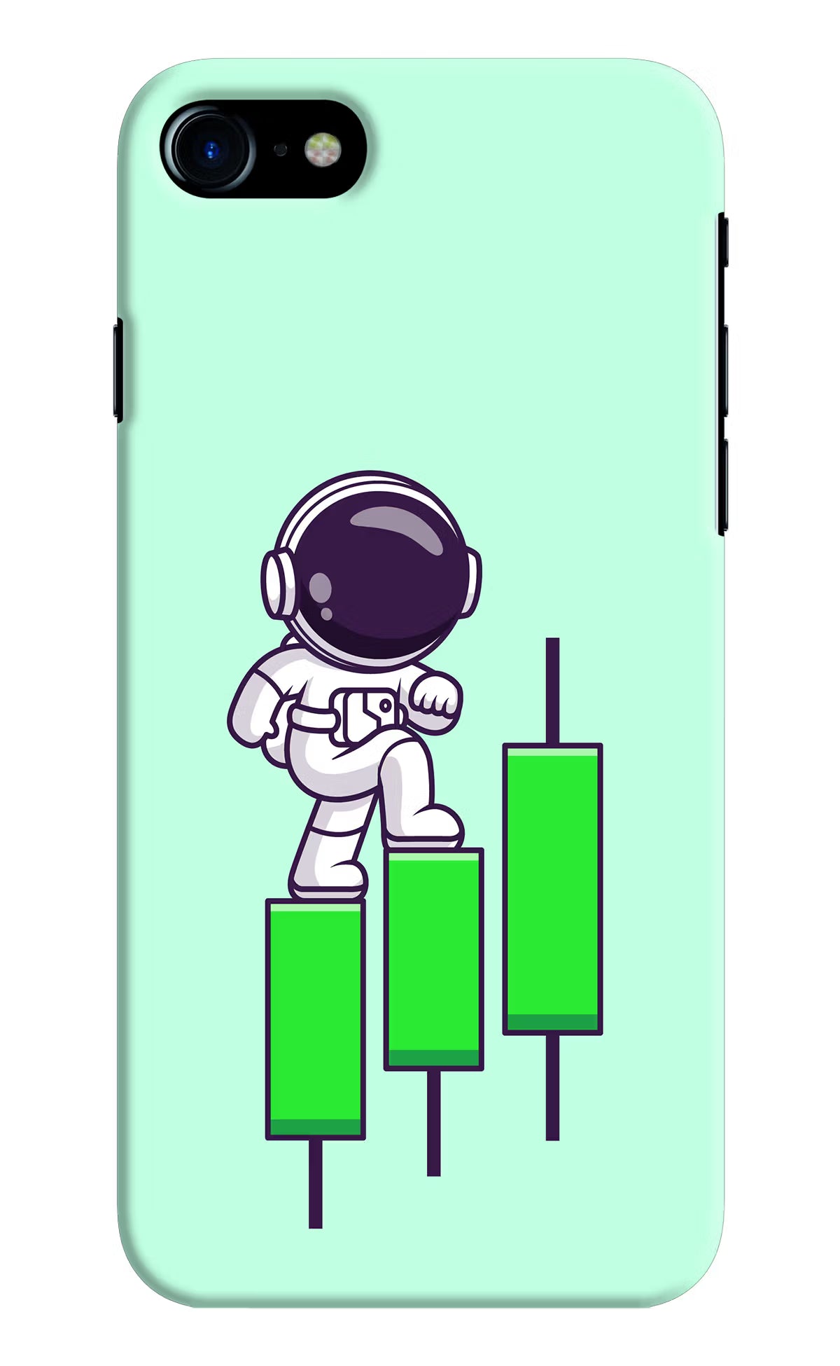 Astronaut Trader iPhone 7/7s Hard Case Back Cover by Casekaro