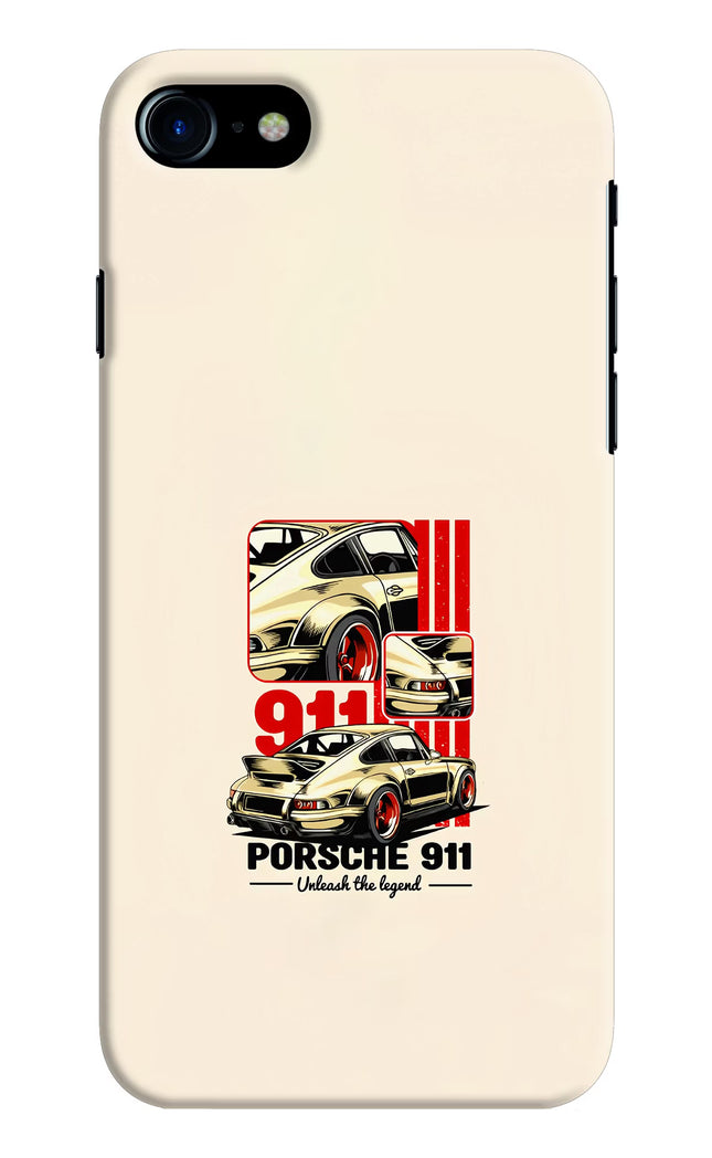 Classic Porsche 911 iPhone 7/7s Hard Case Back Cover by Casekaro