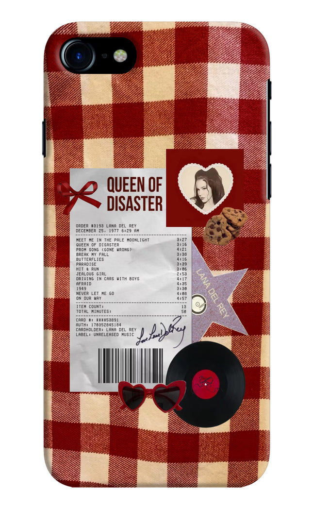 Queen of Disaster iPhone 7/7s Hard Case Back Cover by Casekaro