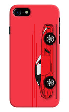 Red Velocity iPhone 7/7s Hard Case Back Cover by Casekaro