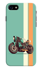 Striped Moto Drift iPhone 7/7s Hard Case Back Cover by Casekaro