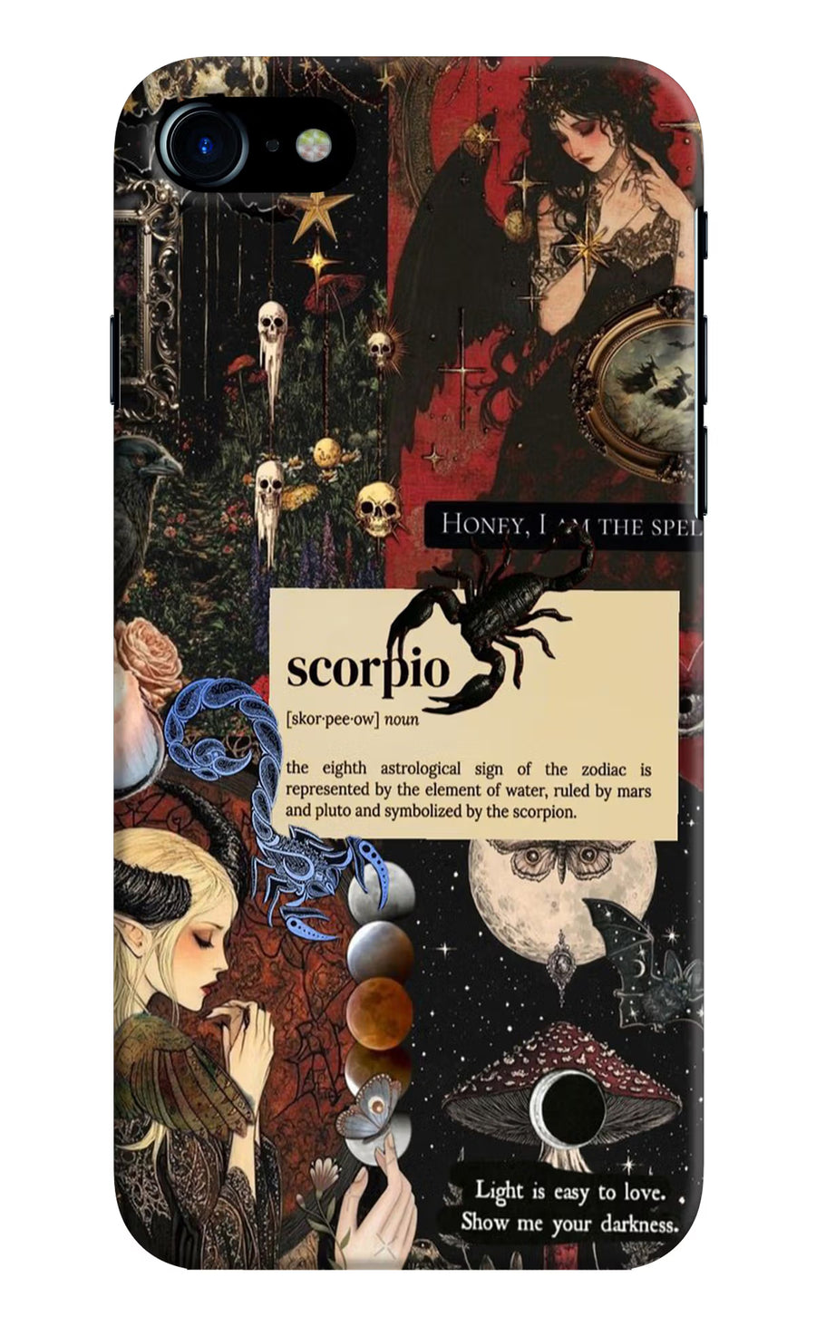 Scorpio Zodiac iPhone 7/7s Back Cover, Hard case