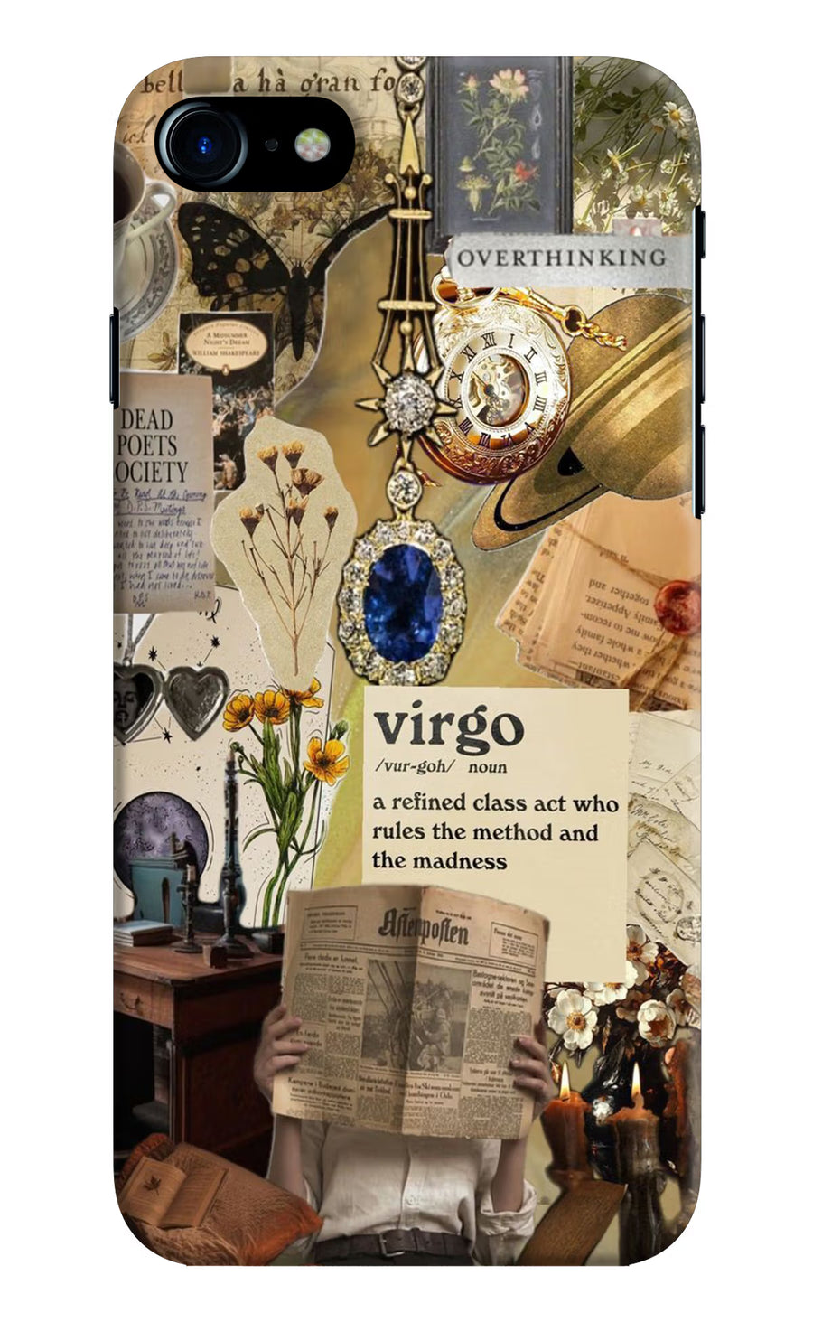 Virgo Zodiac iPhone 7/7s Back Cover, Hard case