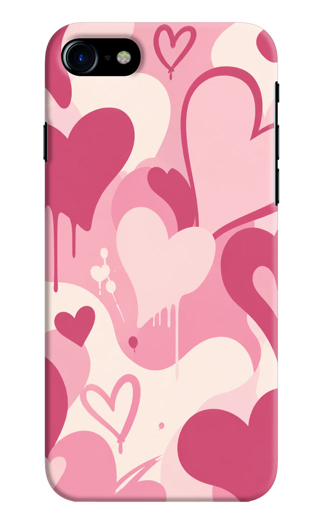 Hearty case iPhone 7/7s Hard Case Back Cover by Casekaro