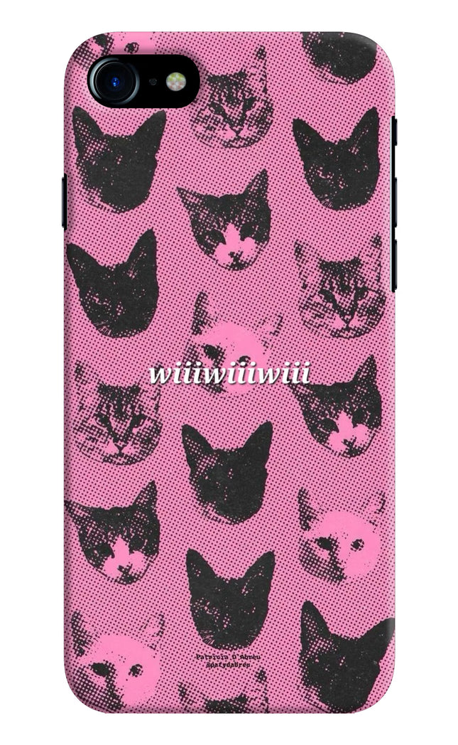 Pink Cats iPhone 7/7s Hard Case Back Cover by Casekaro
