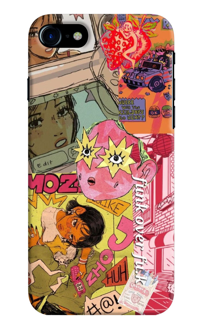 Funkover iPhone 7/7s Hard Case Back Cover by Casekaro