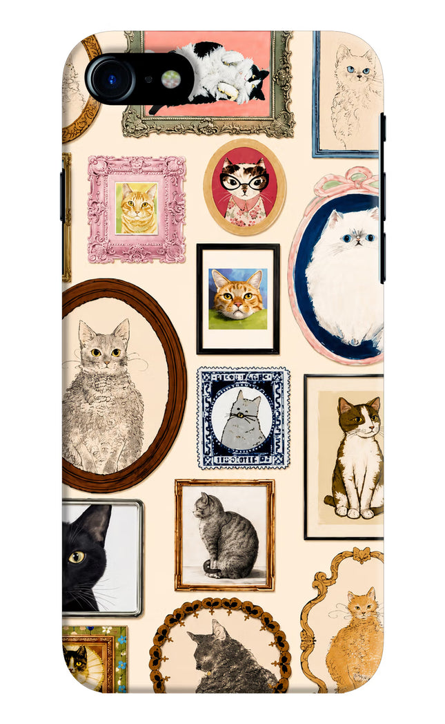 Mirror Cats iPhone 7/7s Hard Case Back Cover by Casekaro