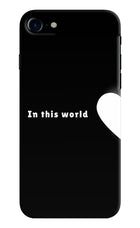 This World iPhone 7/7s Hard Case Back Cover by Casekaro