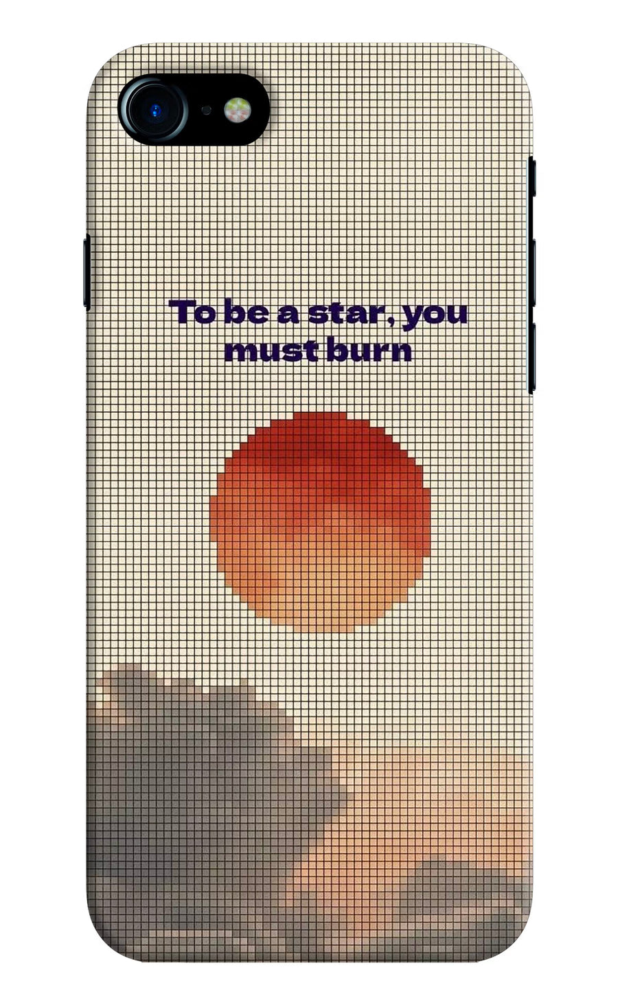 Pixel Sun iPhone 7/7s Back Cover, Hard case