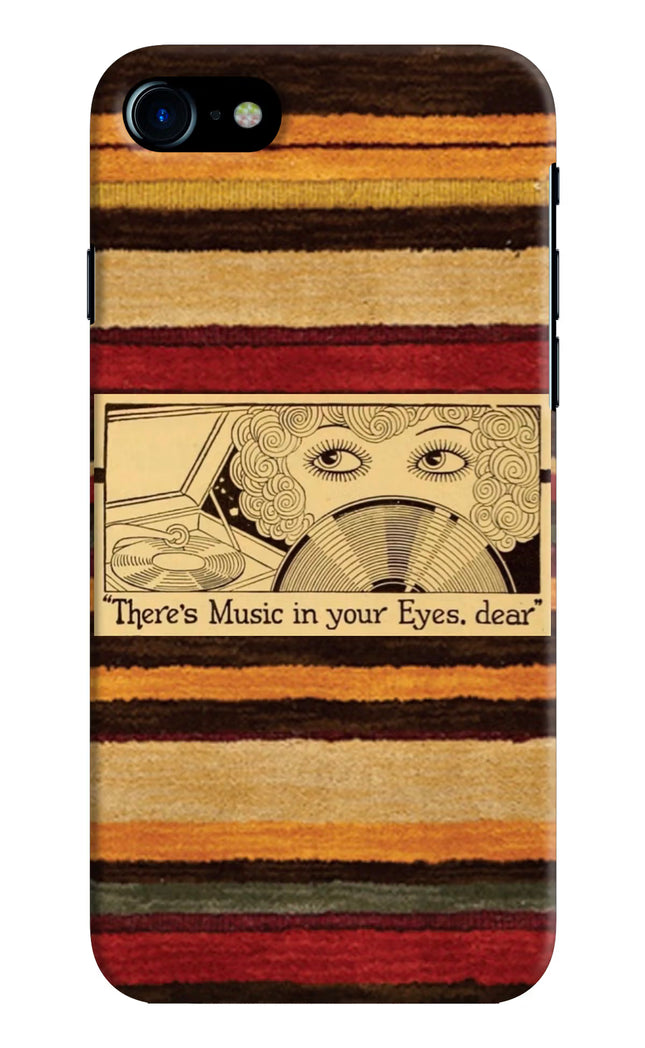 Vinyl Stripes iPhone 7/7s Hard Case Back Cover by Casekaro