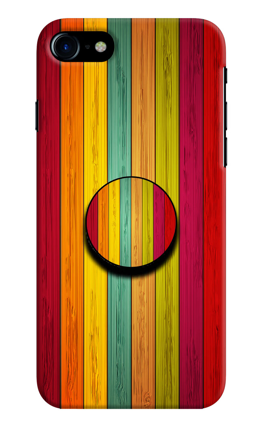 Multicolor Wooden iPhone 7/7s Pop Case, Hard case