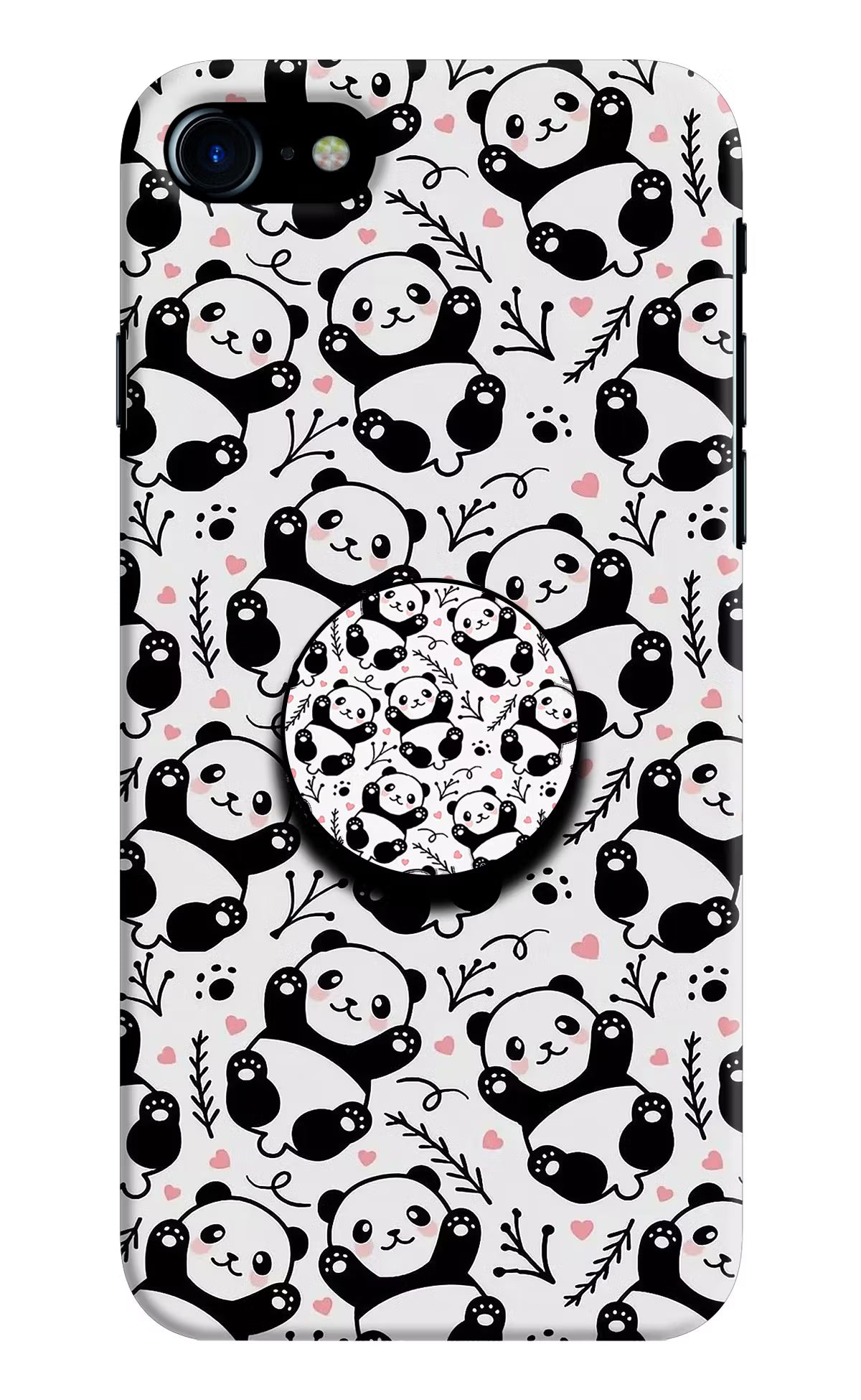 Cute Panda iPhone 7/7s Pop Case by Casekaro