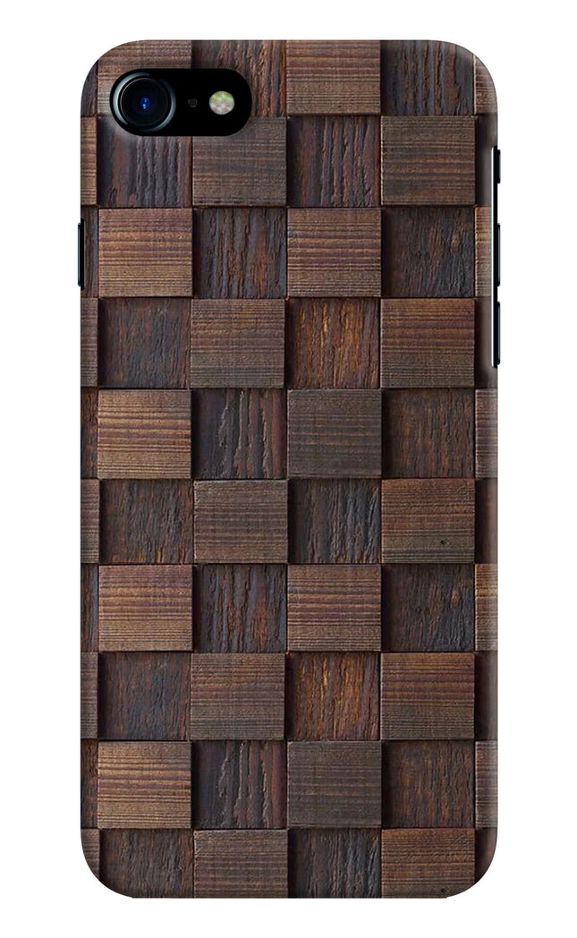 Wooden Cube Design iPhone 8 Hard Case Back Cover by Casekaro