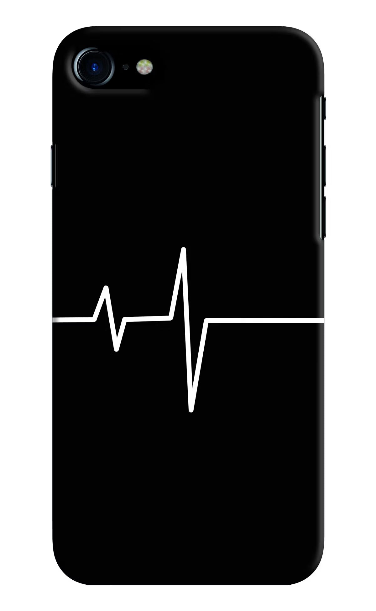 Heart Beats iPhone 8 Hard Case Back Cover by Casekaro