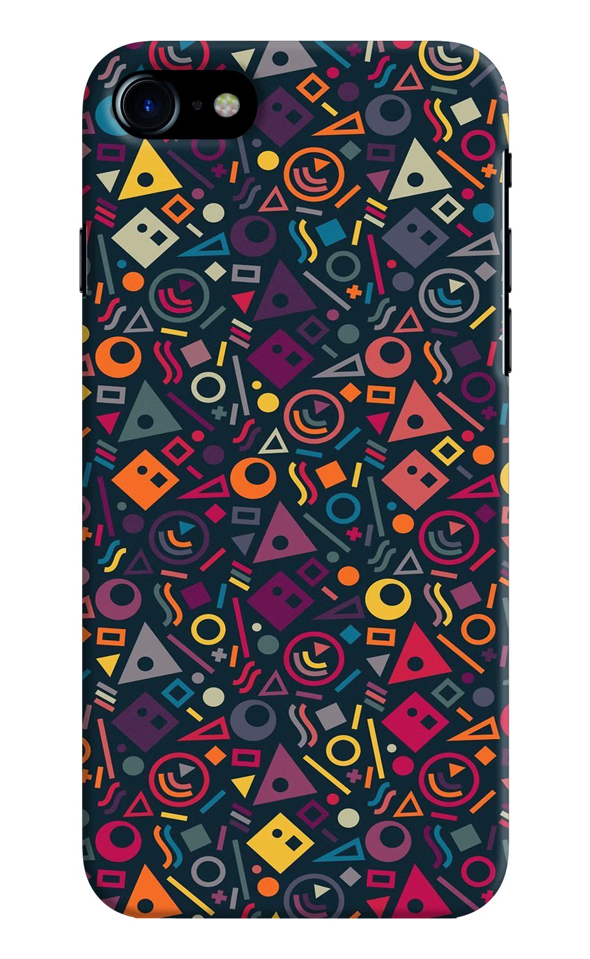 Geometric Abstract iPhone 8 Hard Case Back Cover by Casekaro