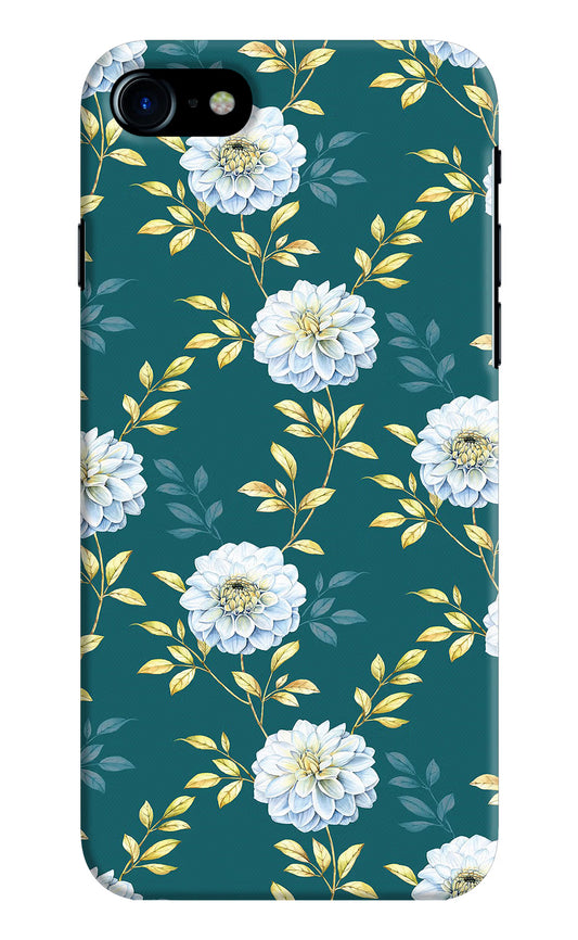 Flowers iPhone 8 Hard Case Back Cover by Casekaro