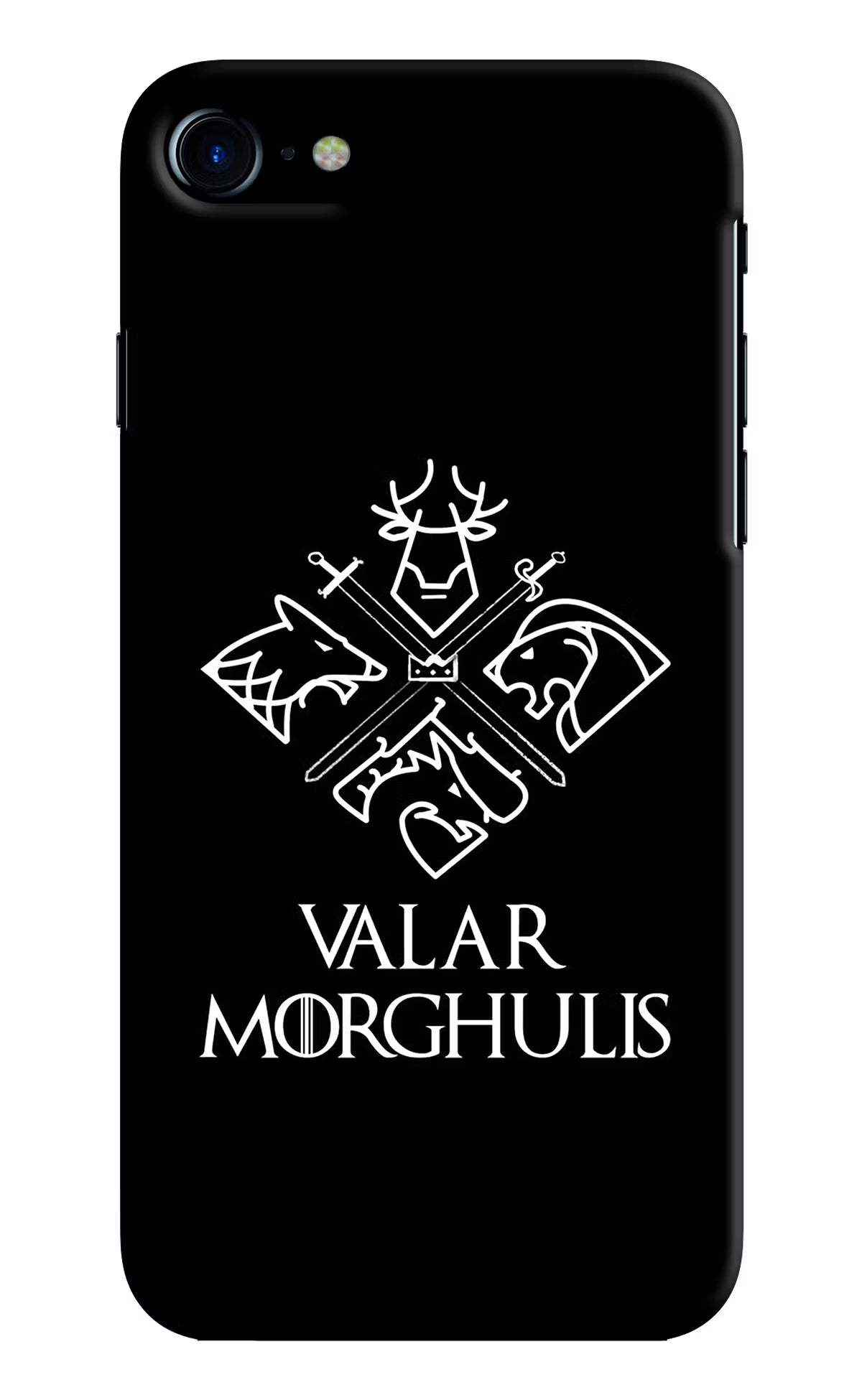 Valar Morghulis | Game Of Thrones iPhone 8 Hard Case Back Cover by Casekaro